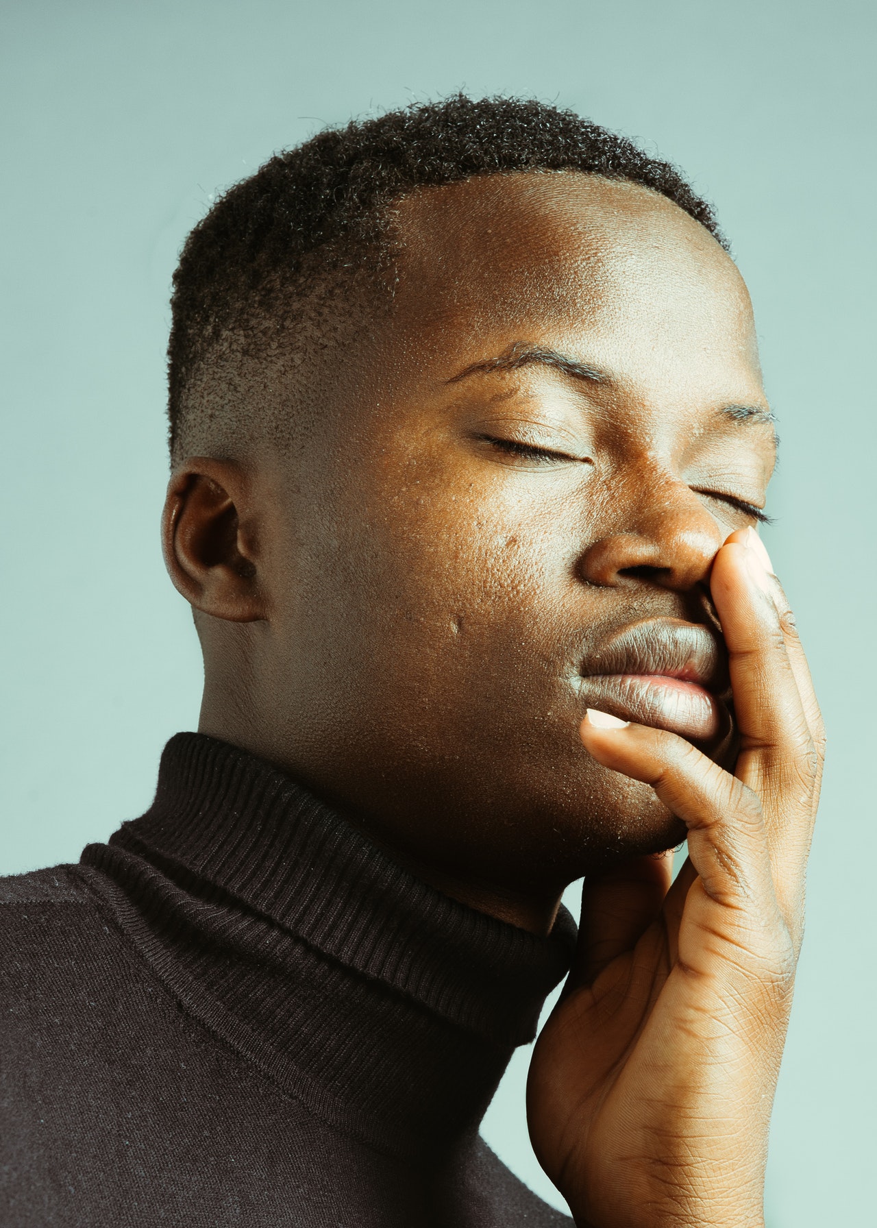 portrait of black man