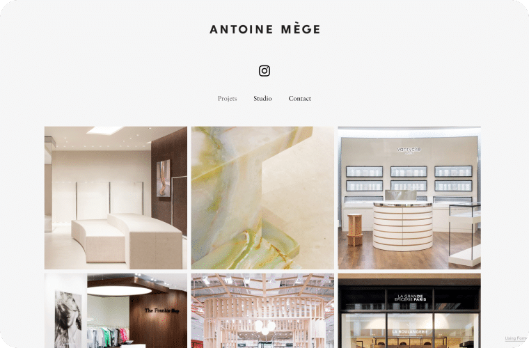 site web d'antoinemege