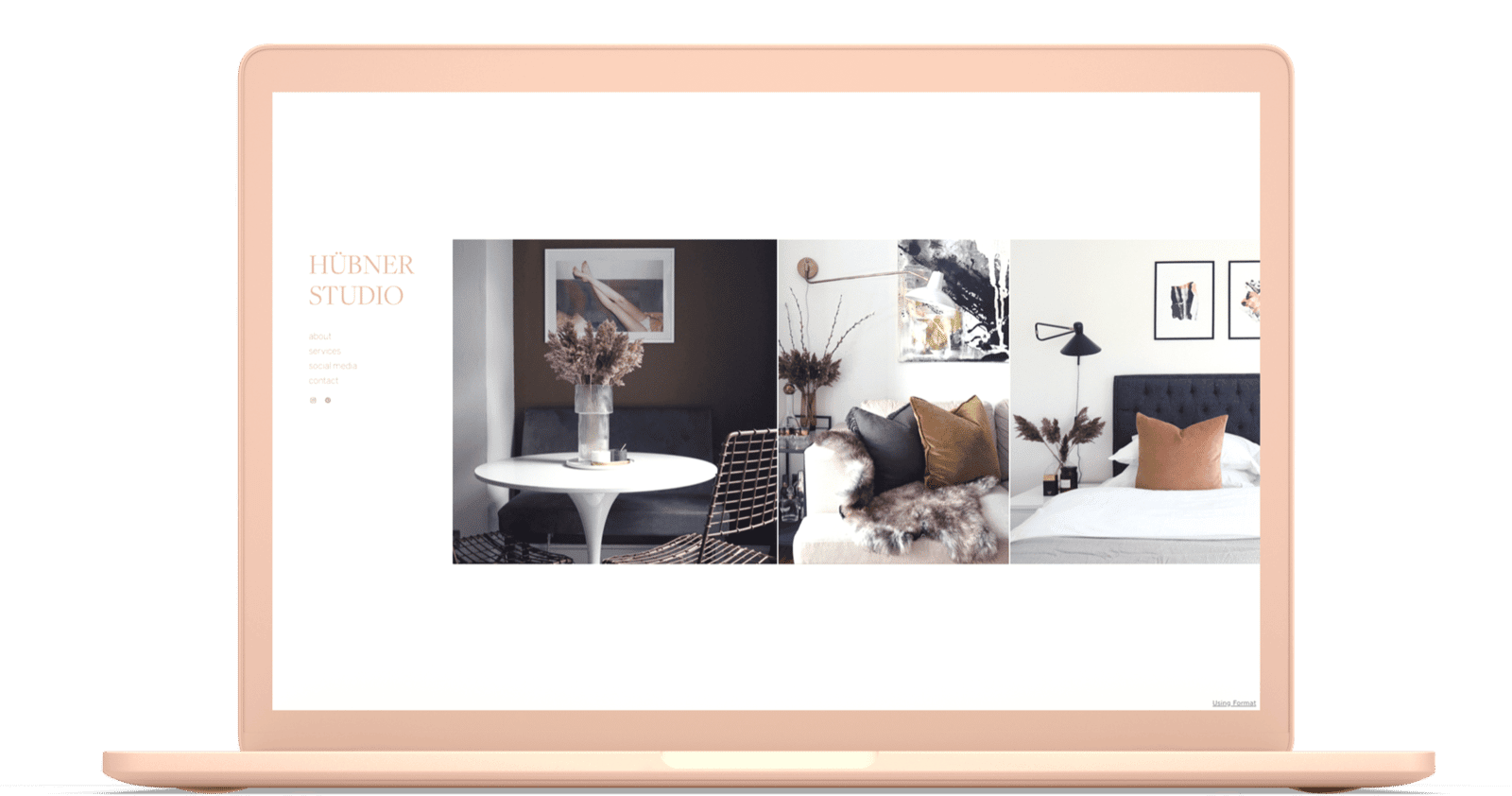 Interior Design Online Portfolio Website