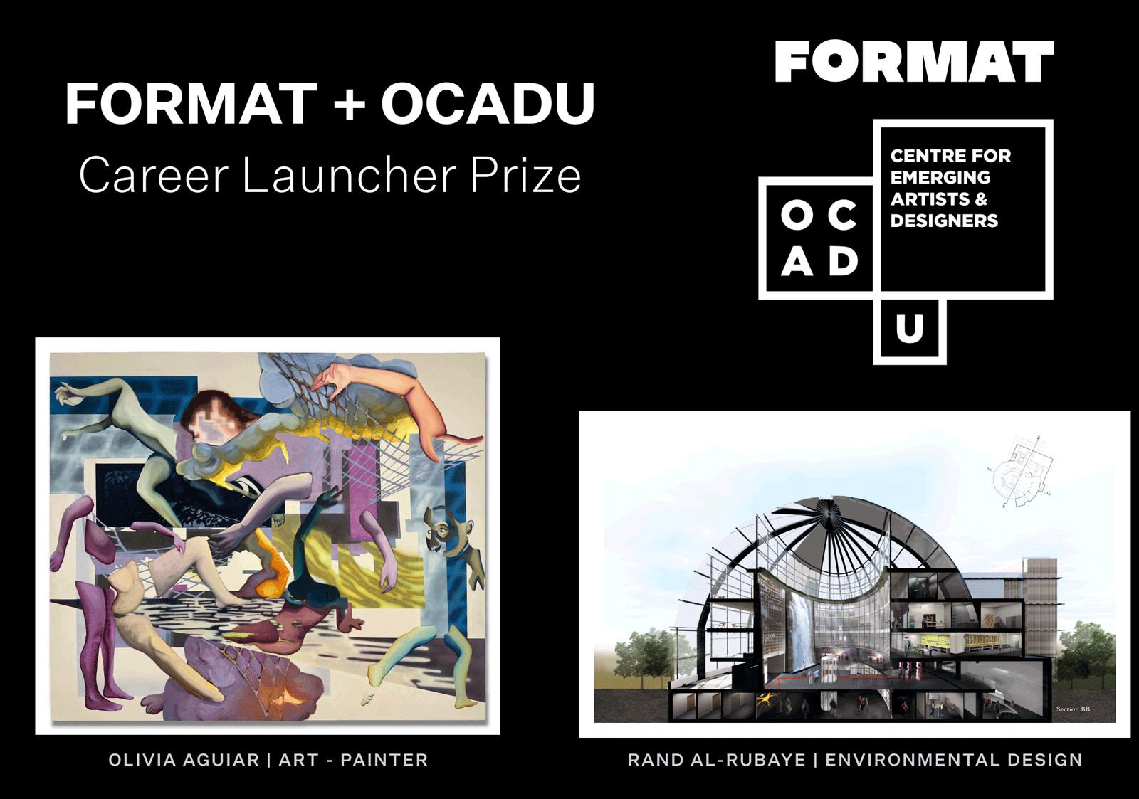 Die Gewinner stehen fest: Format Career Launcher Prize in Partnerschaft mit der OCAD University